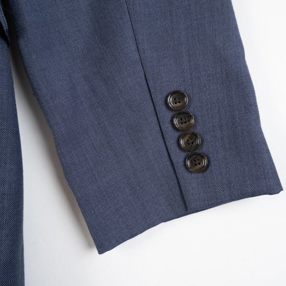 J. CREW Ludlow Slim-fit suit jacket Tollegno 1900 Italian worsted wool size 46L - Picture 10 of 13